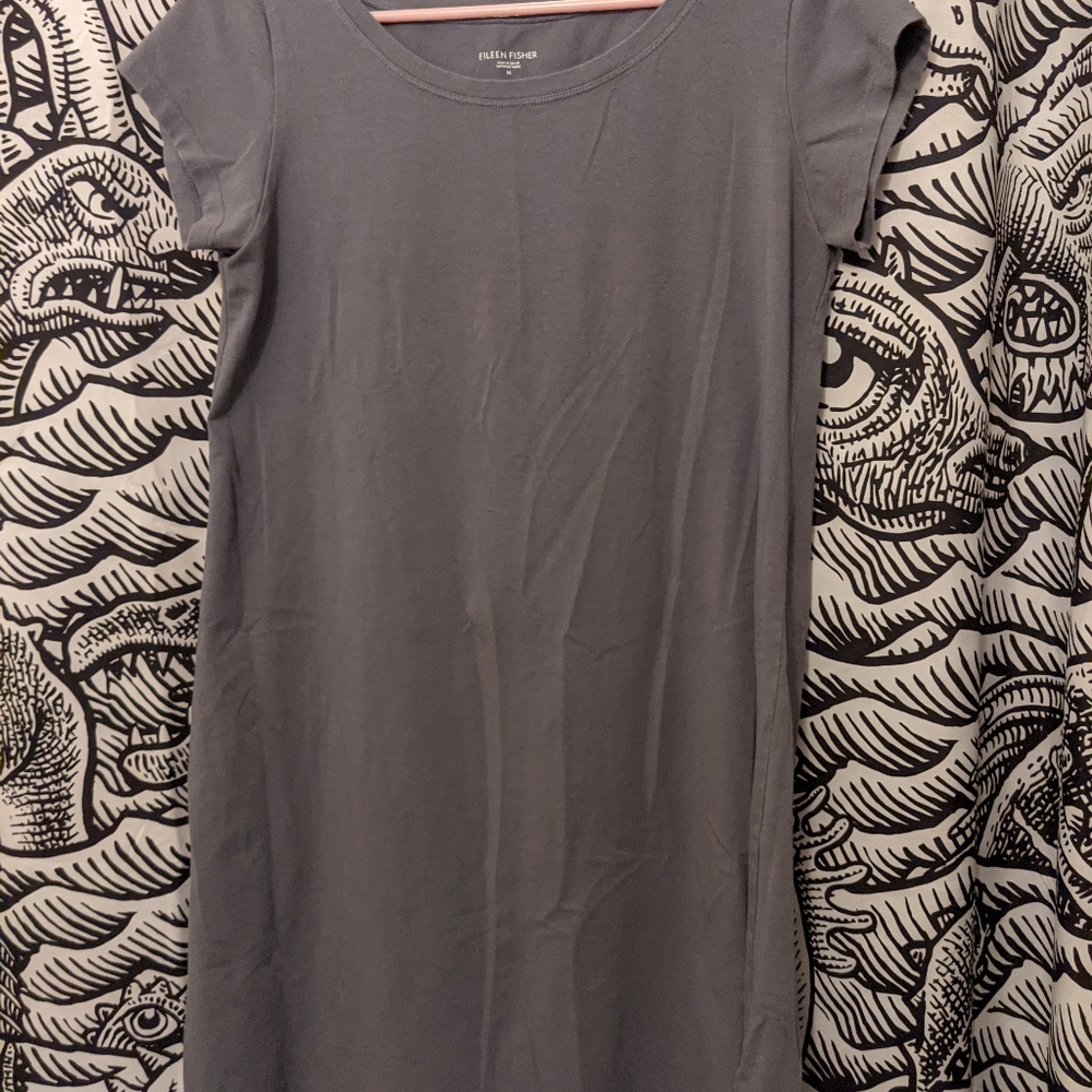Ellen Fisher size medium grey dress
